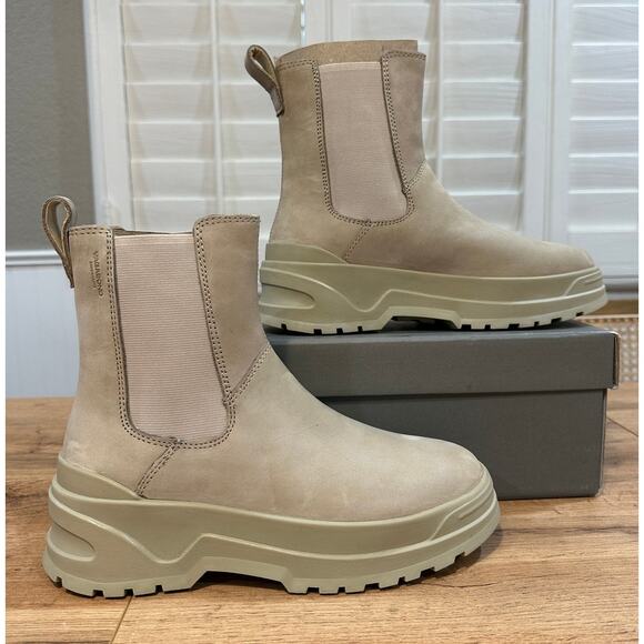 Vagabond Shoemakers Maxime Boots Sand Leather Upper Size 37 EU 7 US NIB - Picture 3 of 16